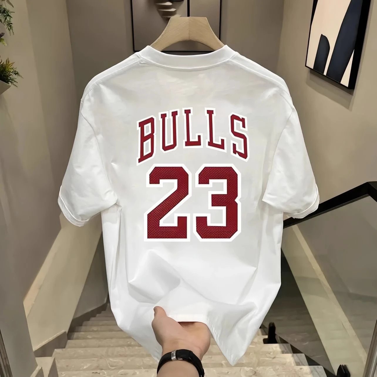 NBA black T-shirt in casual streetwear style - Image 3