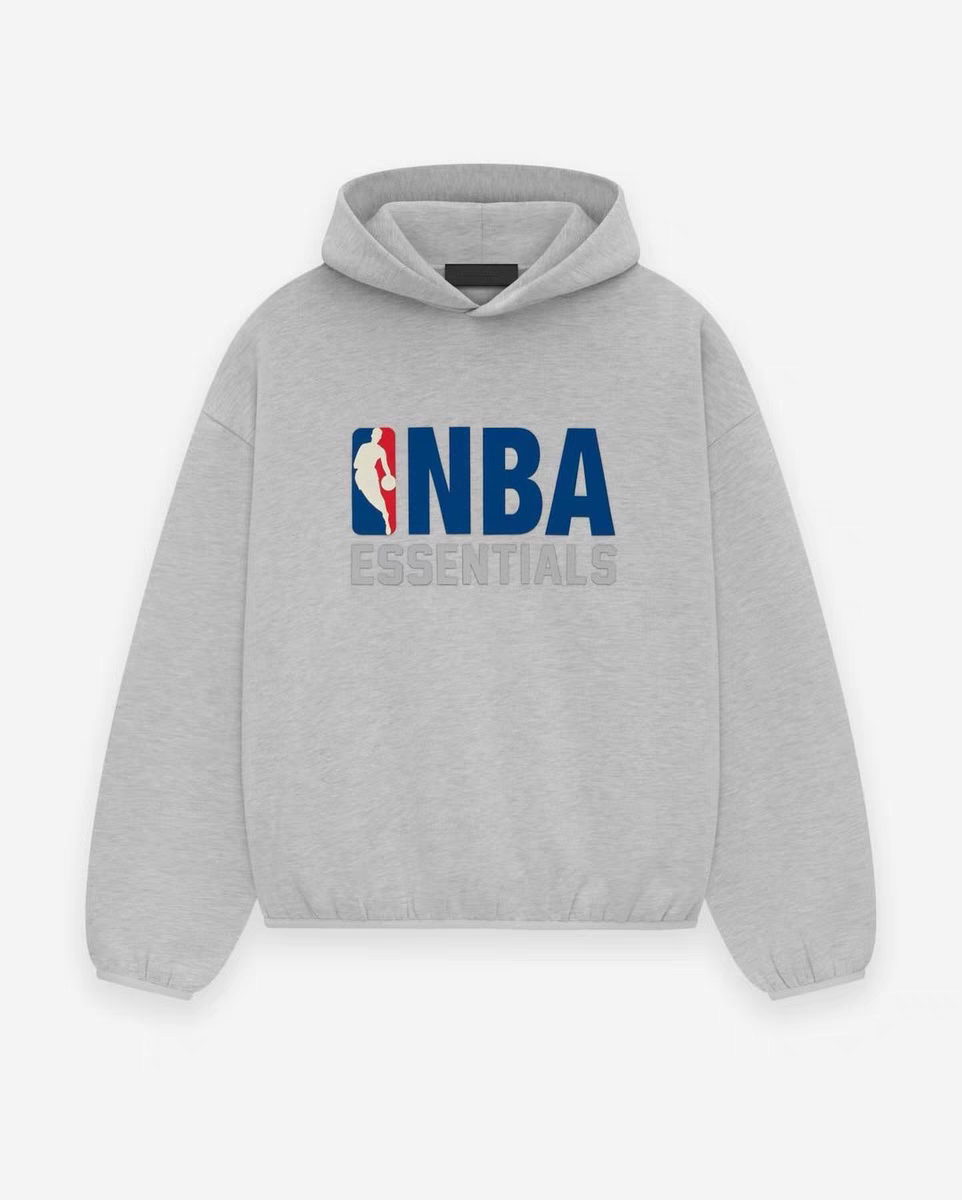 NBA hoodie gray