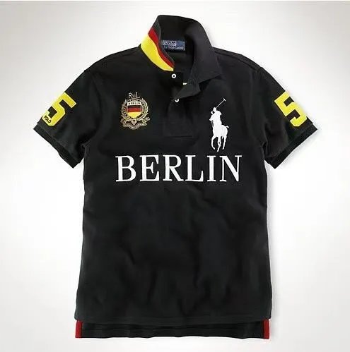 Polo Ralph Lauren black T-shirt in casual streetwear style - Image 13