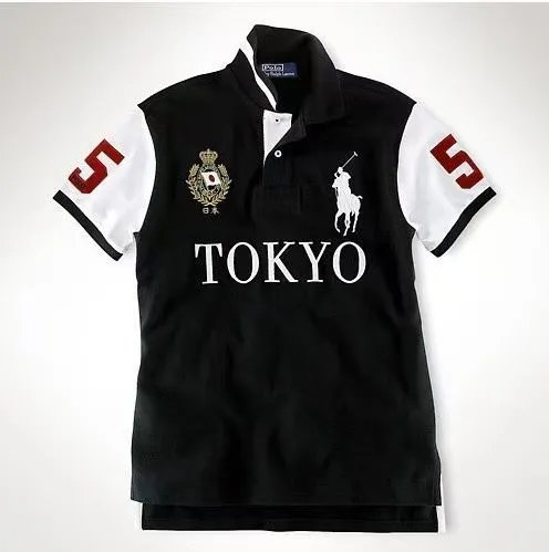 Polo Ralph Lauren black T-shirt in casual streetwear style - Image 15