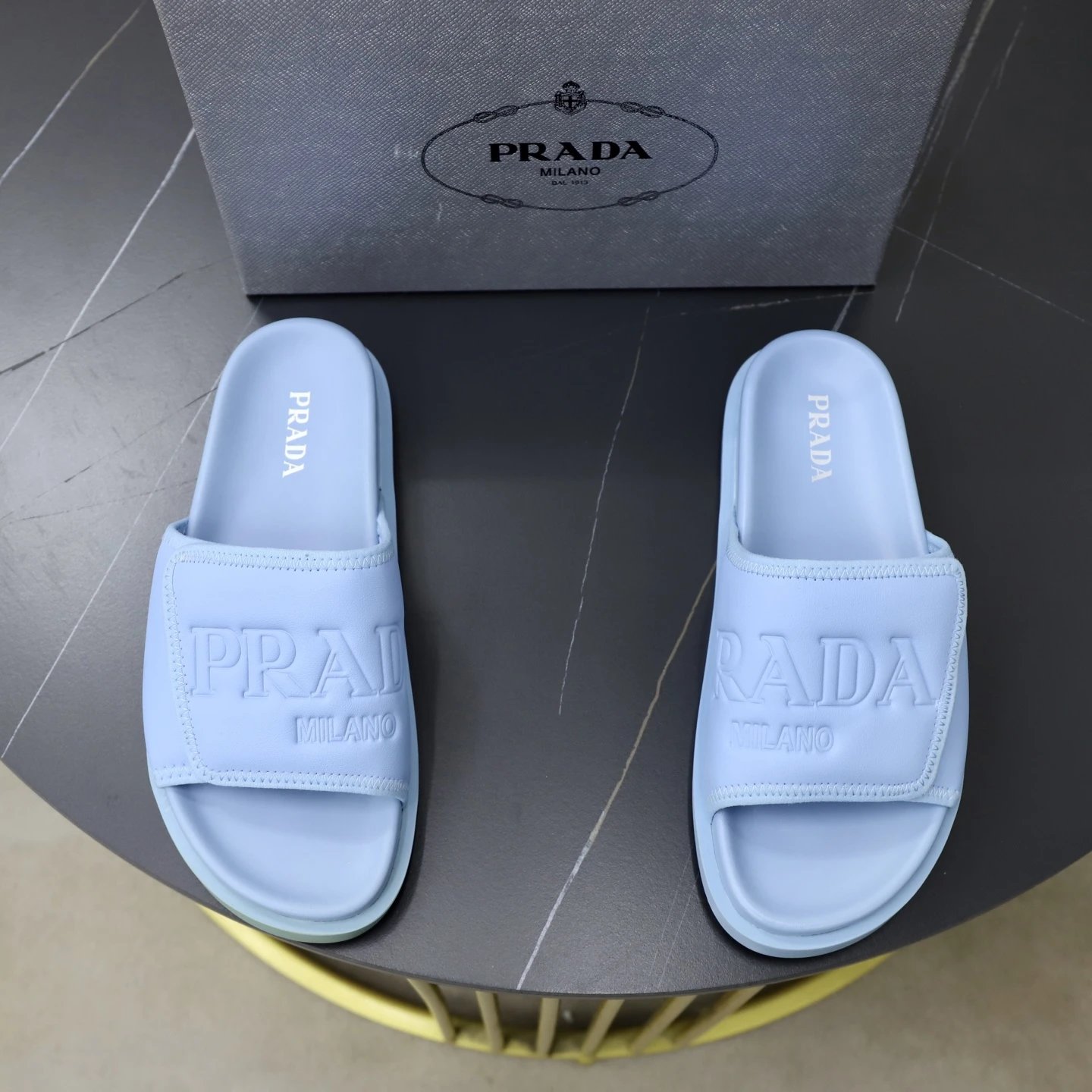 Prada slides blue