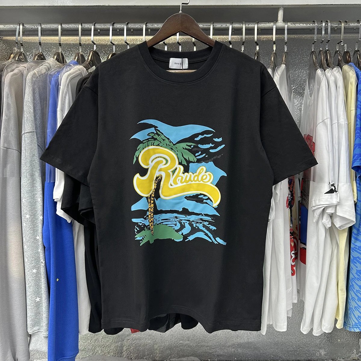 Rhude multicolor T-shirt collection - Image 11