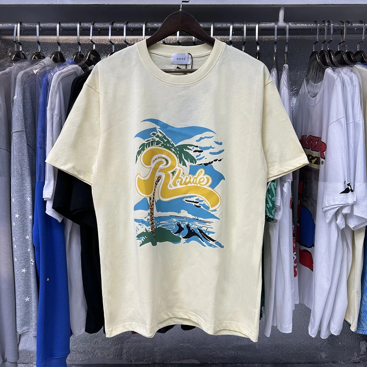 Rhude multicolor T-shirt collection - Image 13