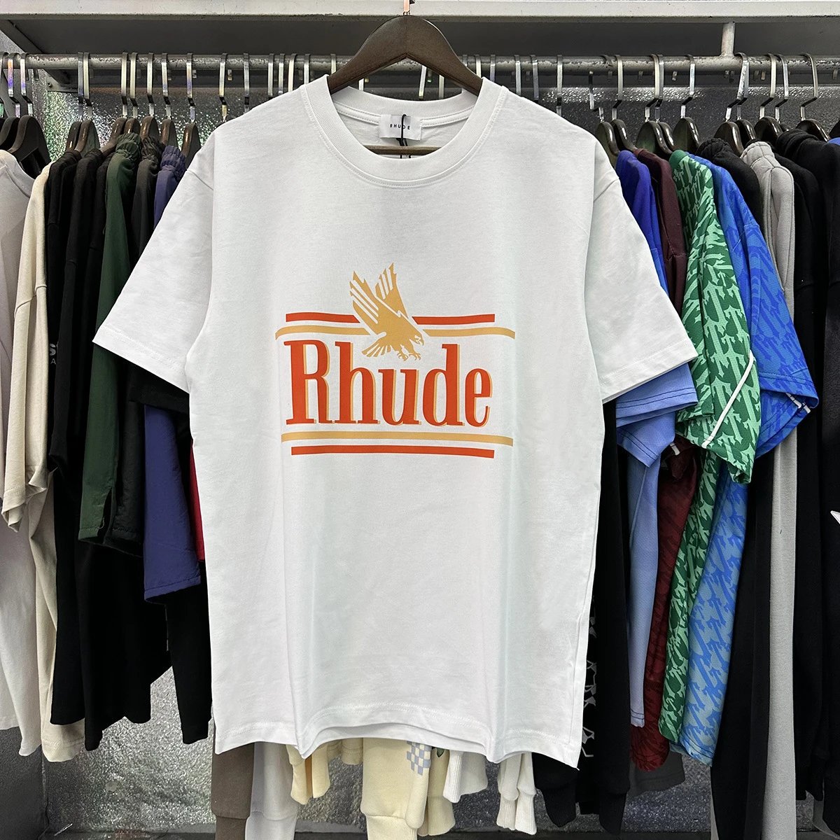 Rhude multicolor T-shirt collection - Image 24