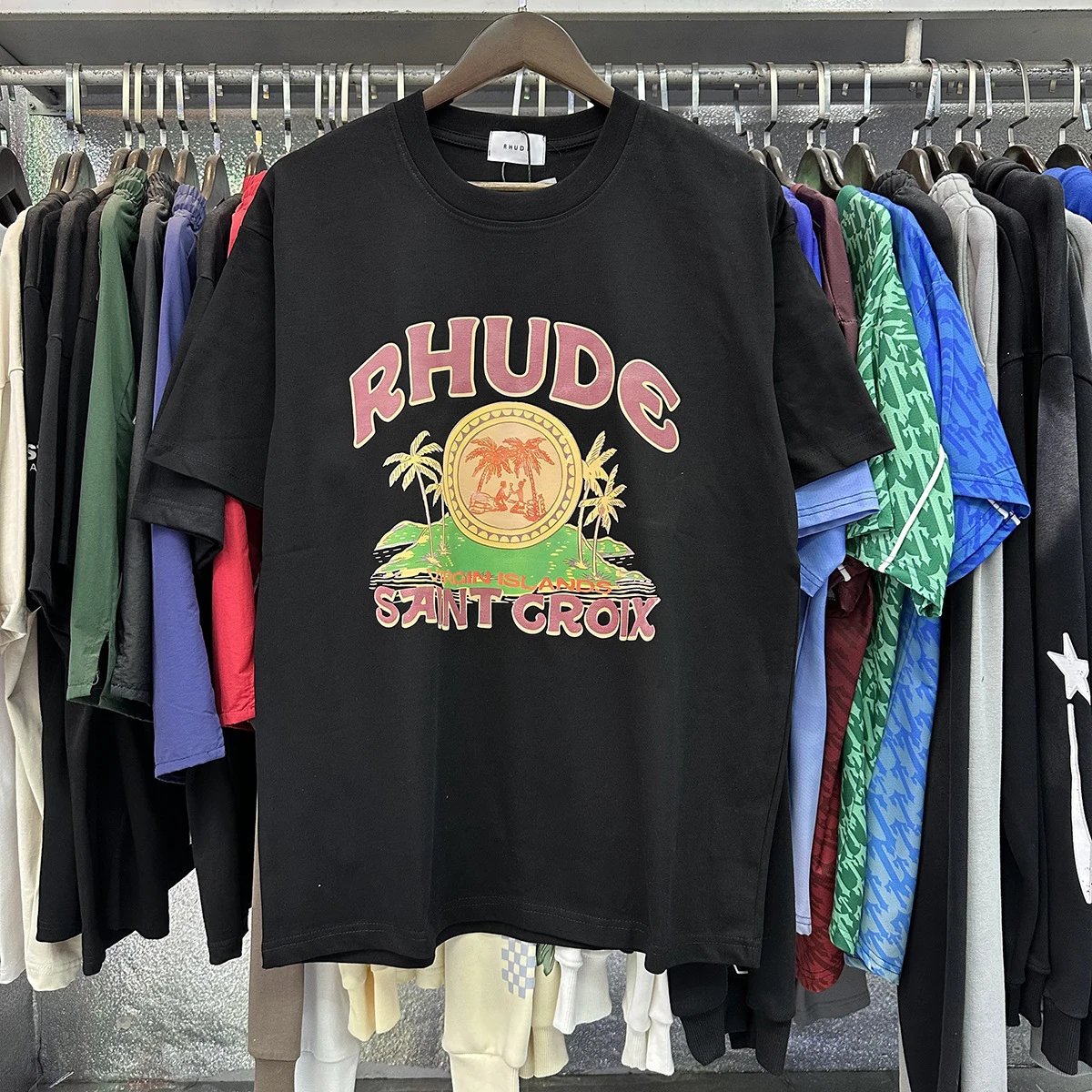 Rhude multicolor T-shirt collection - Image 26