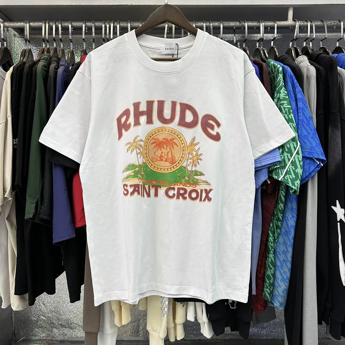 Rhude multicolor T-shirt collection - Image 27