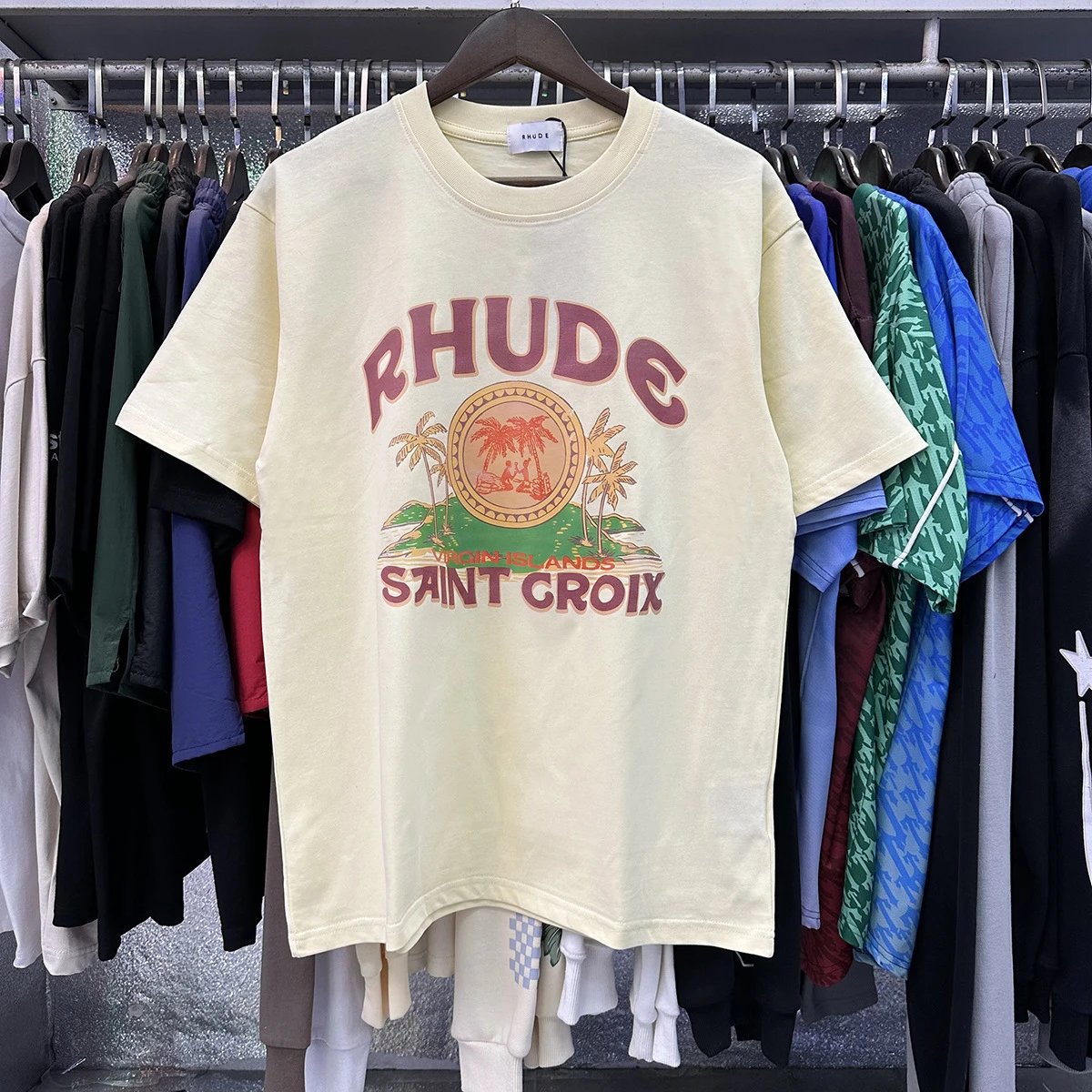 Rhude multicolor T-shirt collection - Image 28