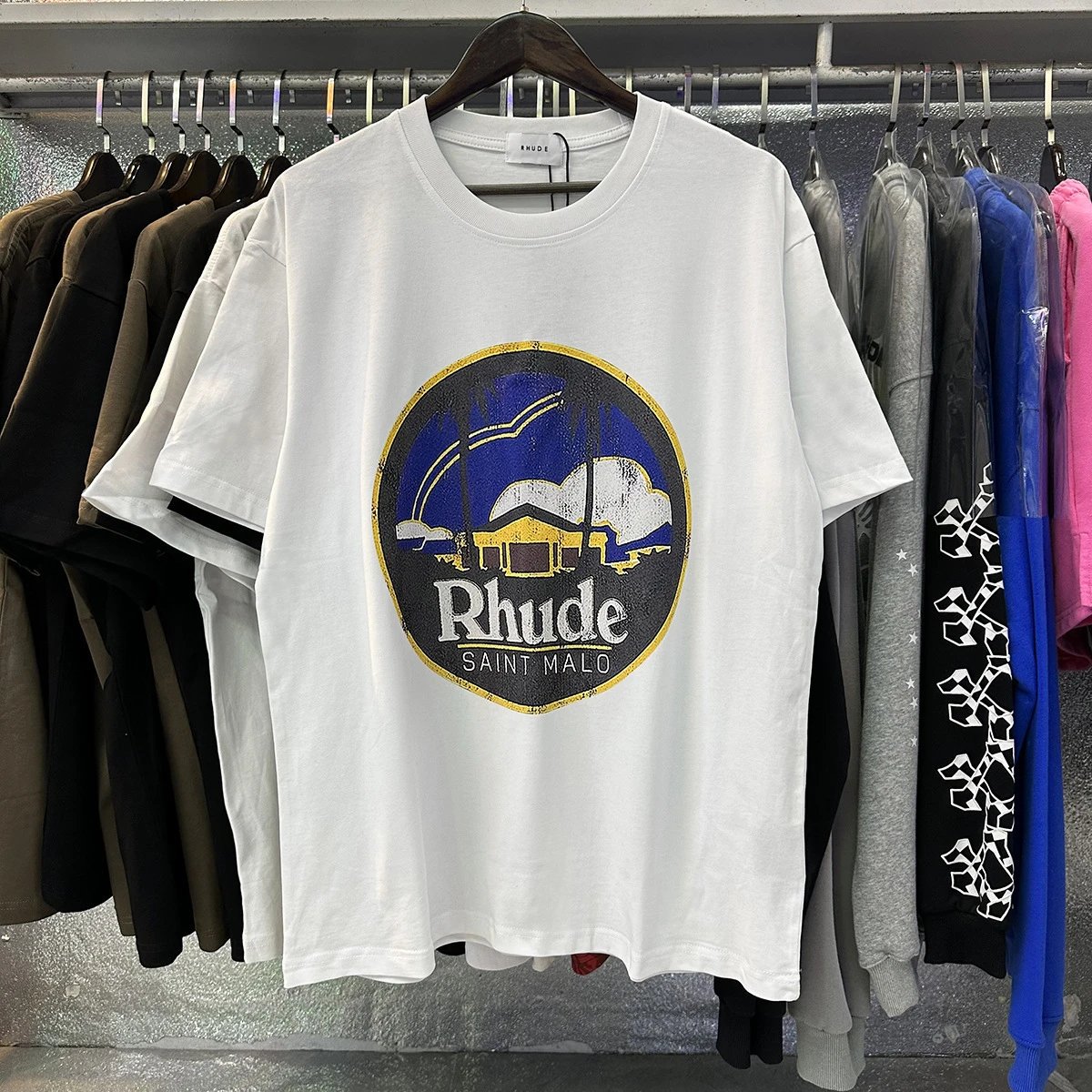 Rhude multicolor T-shirt collection - Image 30