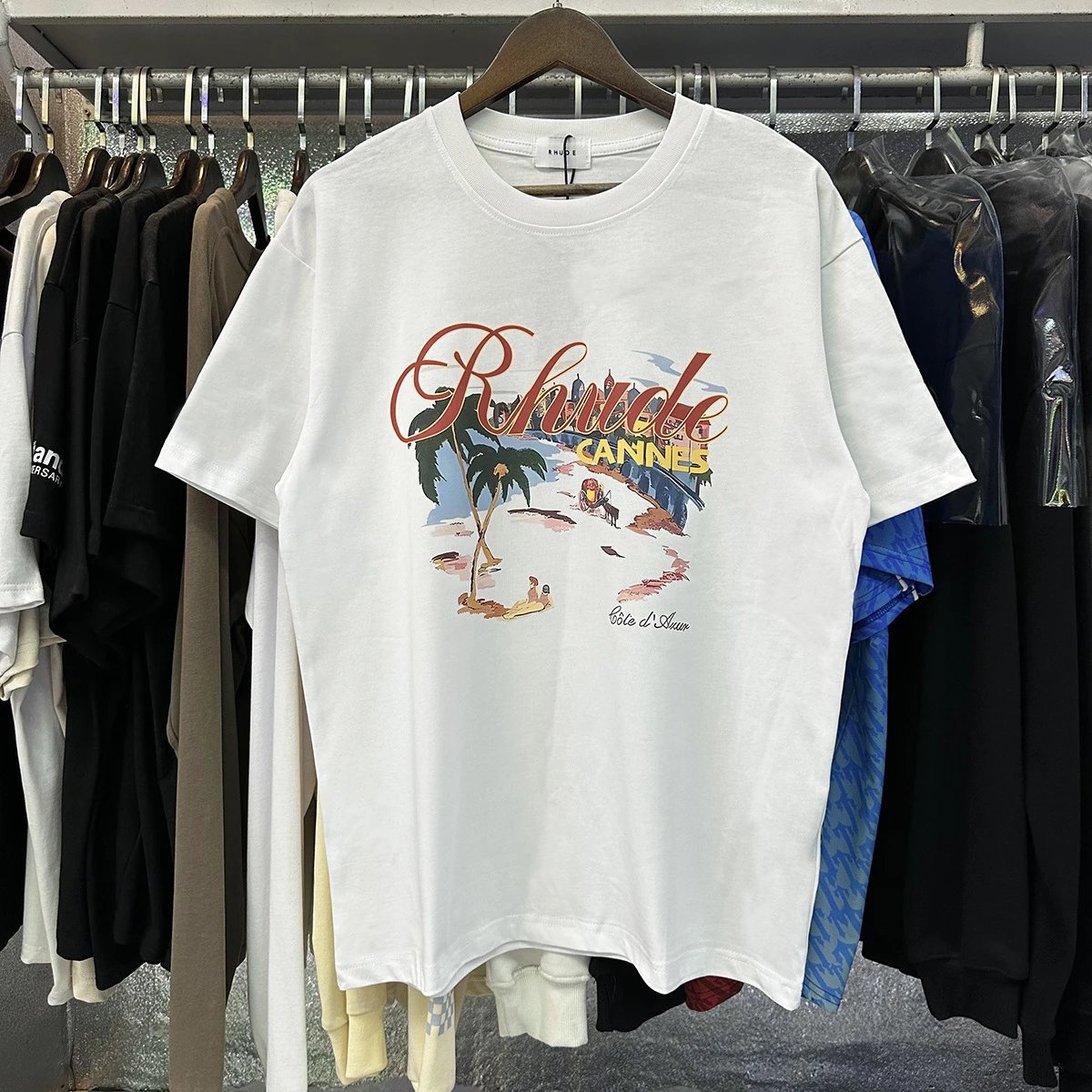 Rhude multicolor T-shirt collection - Image 34