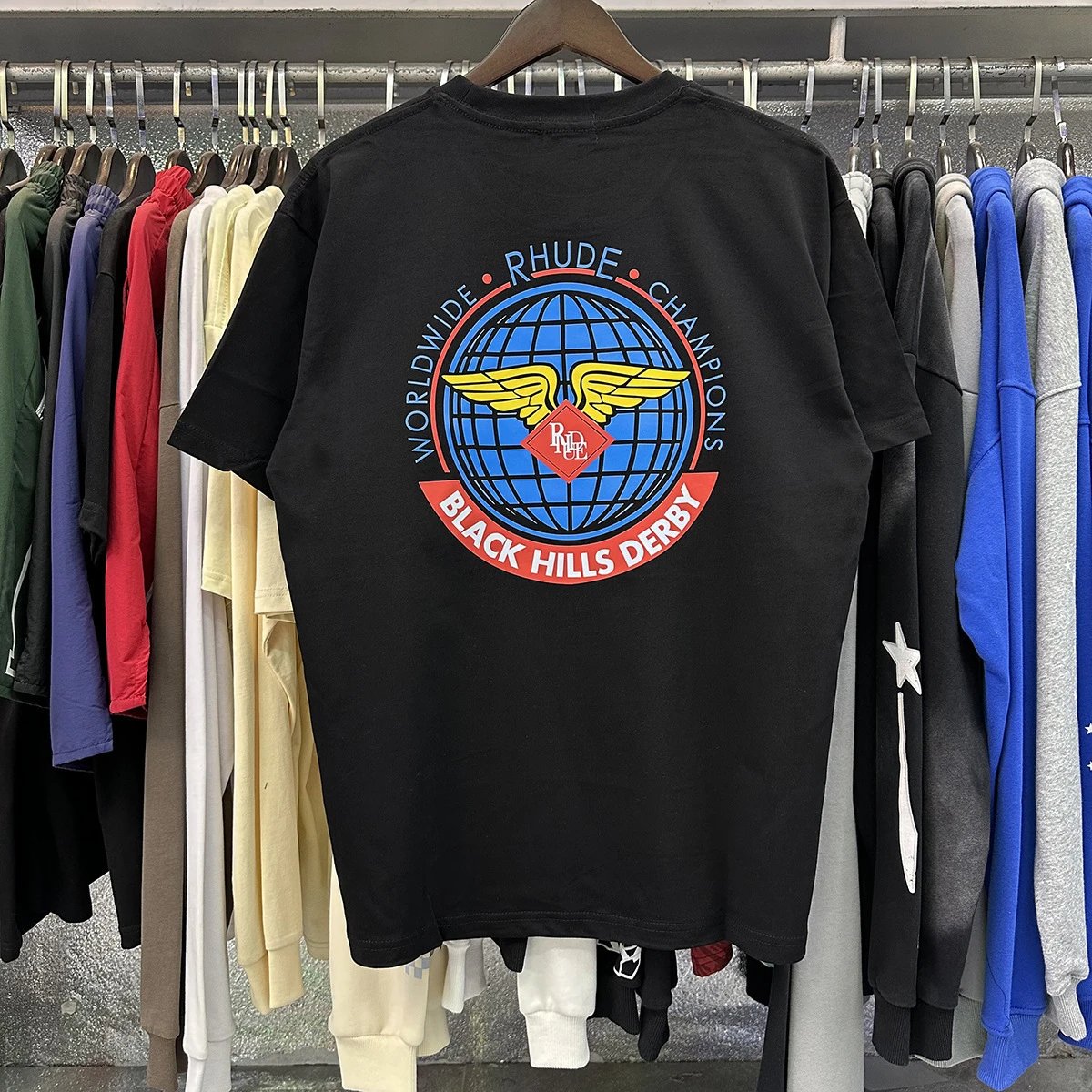 Rhude multicolor T-shirt collection - Image 36