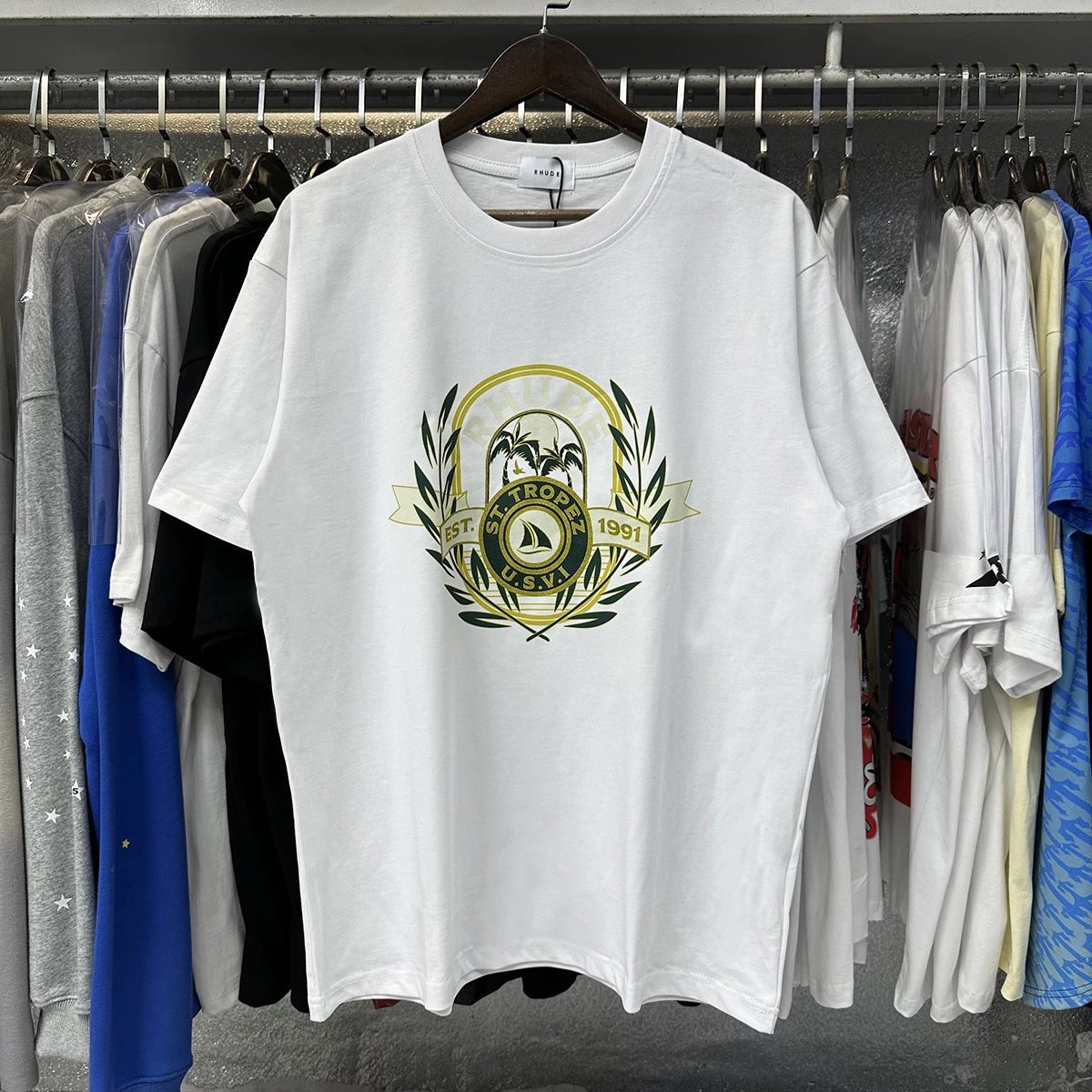 Rhude multicolor T-shirt collection - Image 9