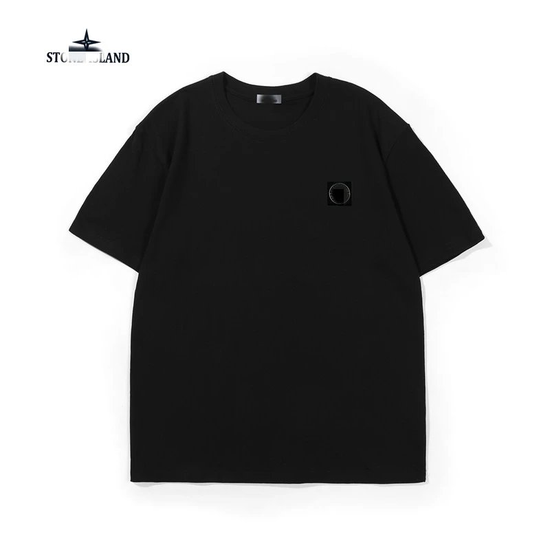 Stone Island gray T-shirt in casual streetwear style - Image 2