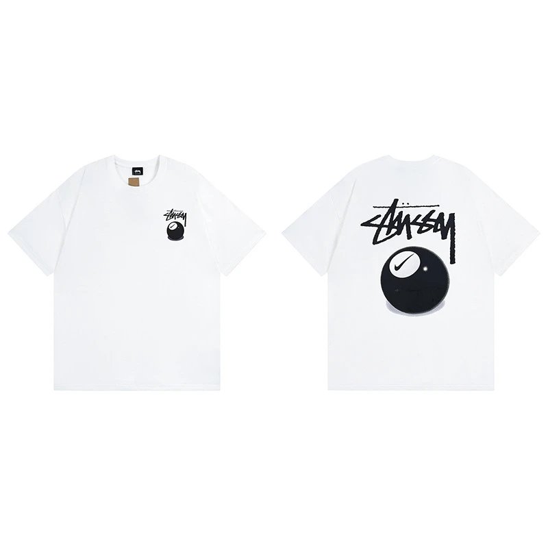Stussy angel graphic green T-shirt in casual streetwear style - Image 14