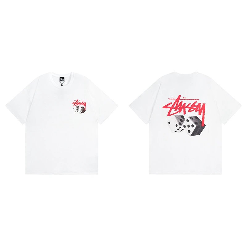 Stussy angel graphic green T-shirt in casual streetwear style - Image 19