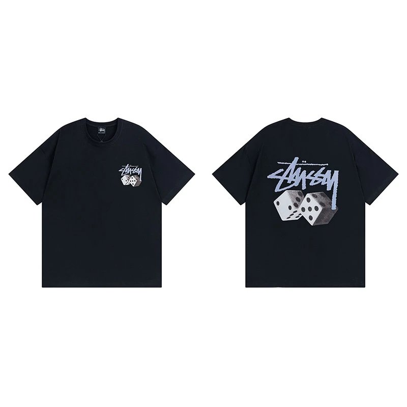 Stussy angel graphic green T-shirt in casual streetwear style - Image 21