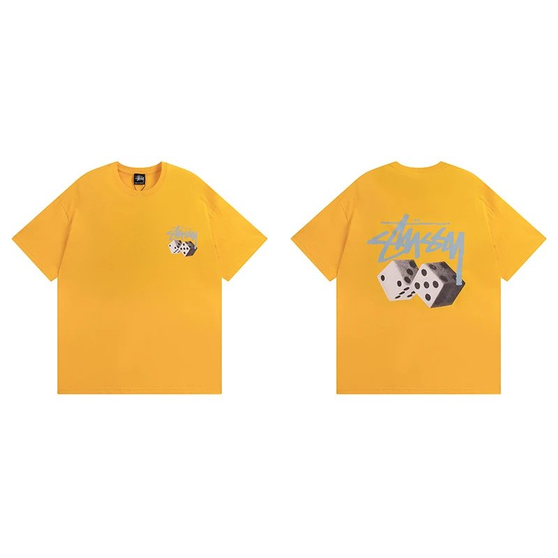 Stussy angel graphic green T-shirt in casual streetwear style - Image 22