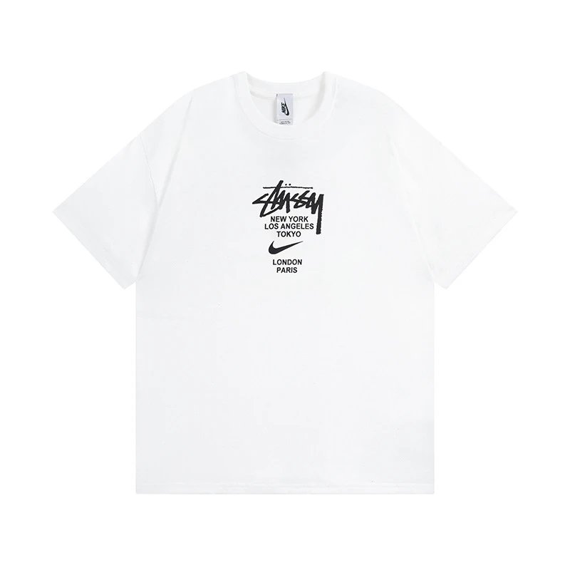 Stussy angel graphic green T-shirt in casual streetwear style - Image 24