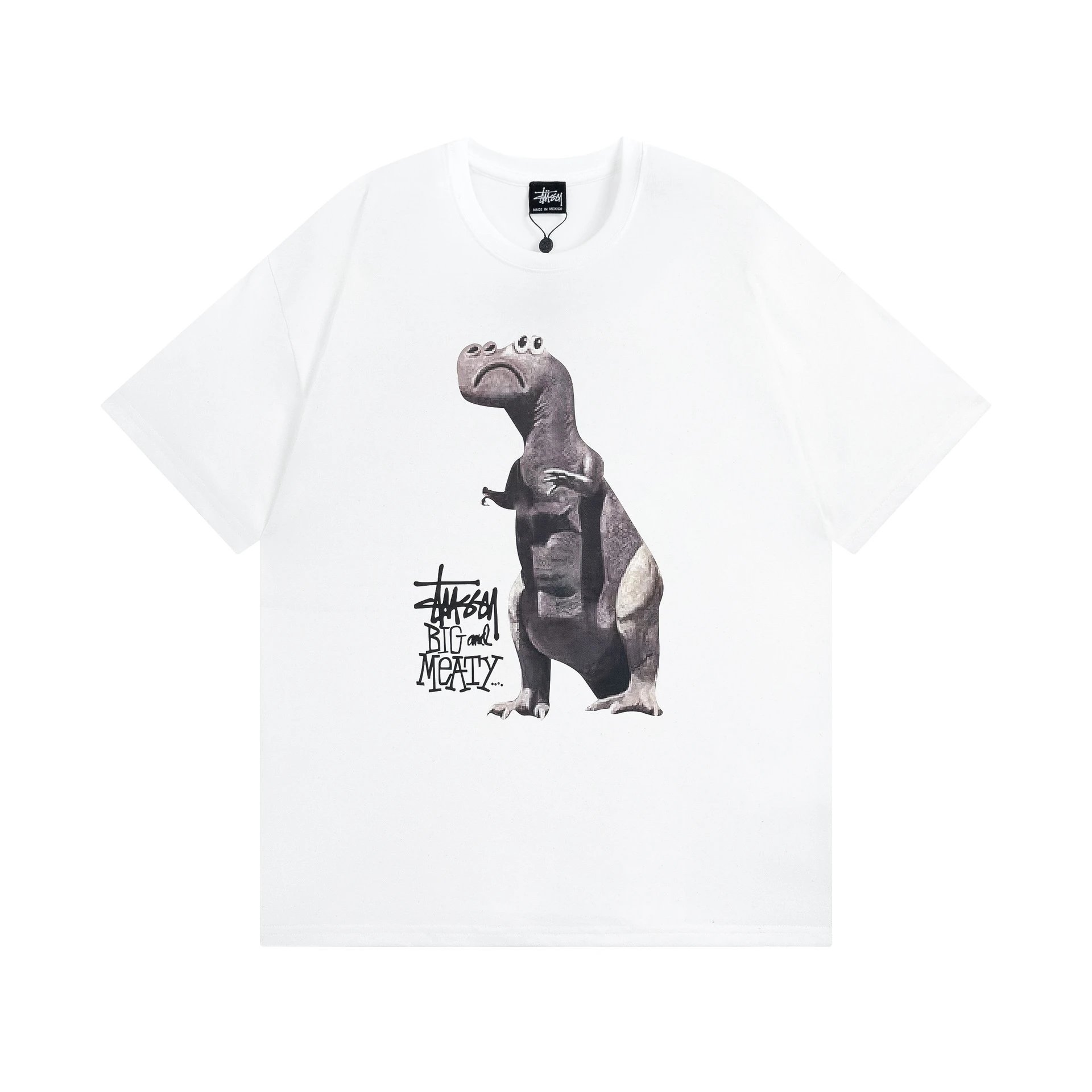 Stussy angel graphic green T-shirt in casual streetwear style - Image 31