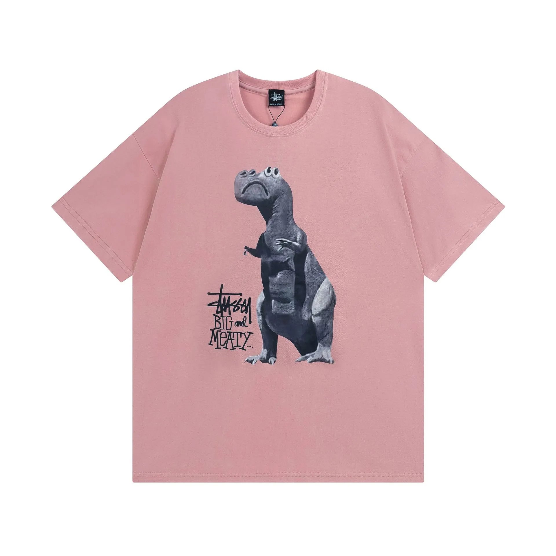 Stussy angel graphic green T-shirt in casual streetwear style - Image 32