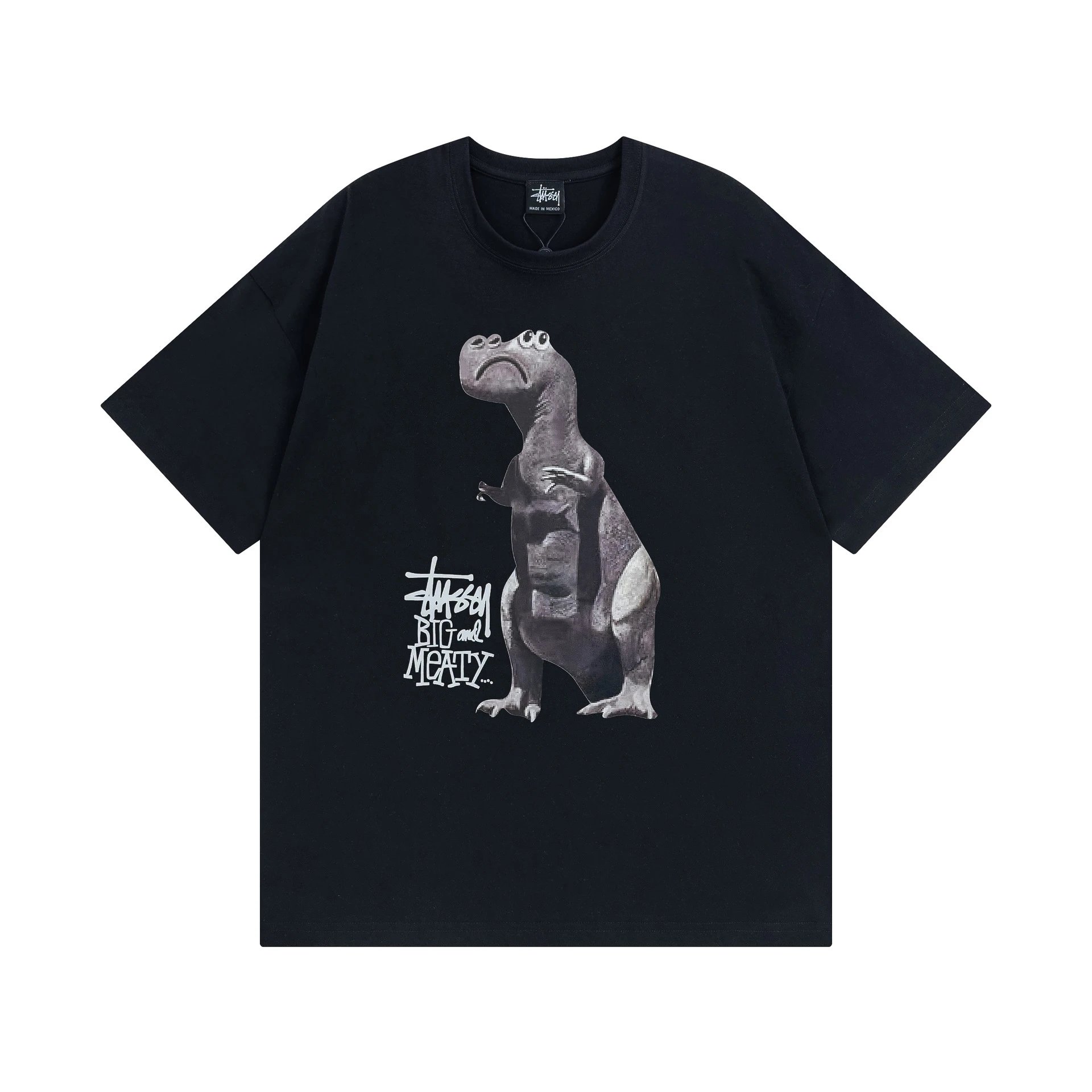 Stussy angel graphic green T-shirt in casual streetwear style - Image 33