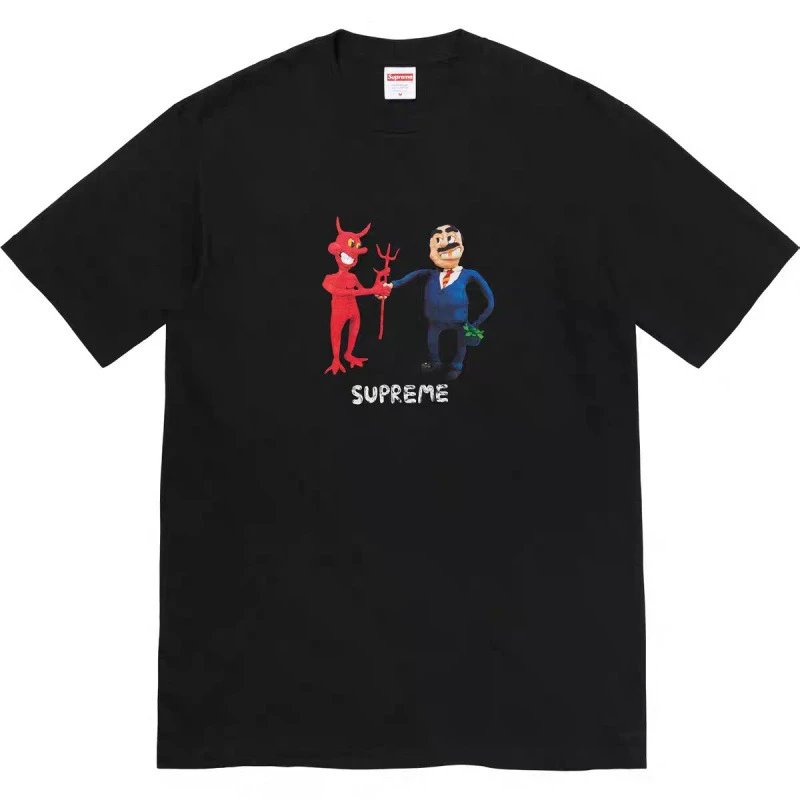Supreme flame white T-shirt in casual streetwear style - Image 16