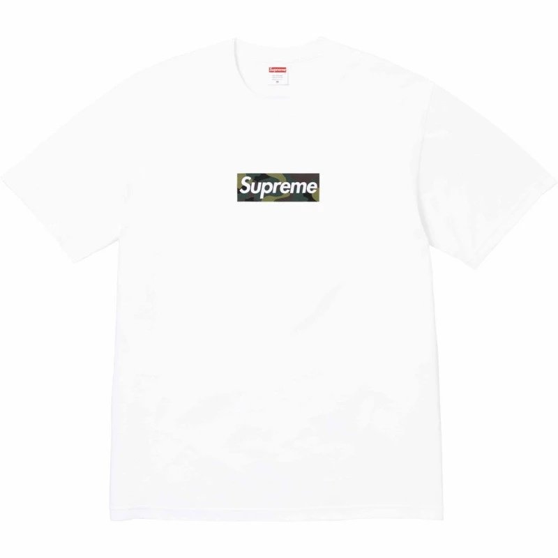 Supreme flame white T-shirt in casual streetwear style - Image 29
