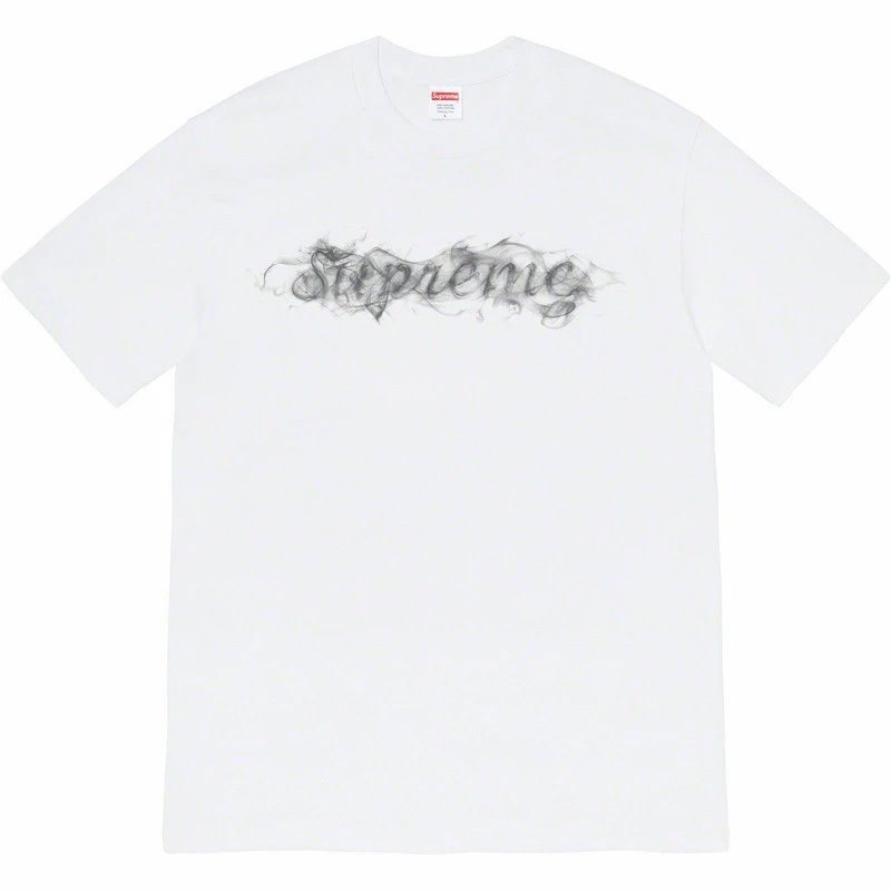 Supreme flame white T-shirt in casual streetwear style - Image 9