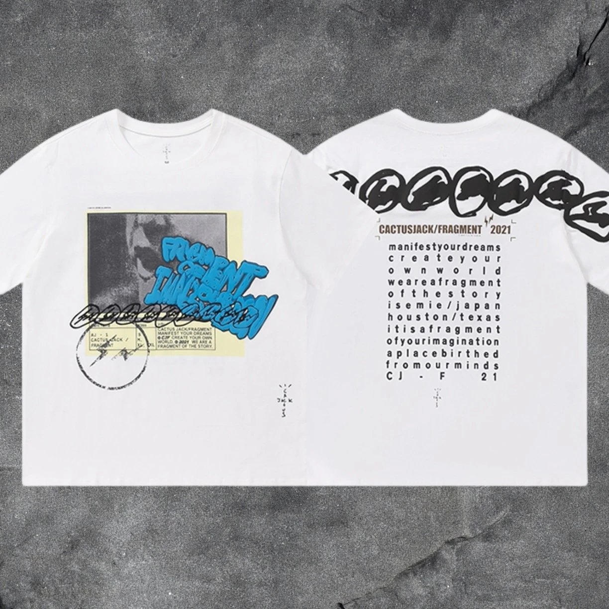 Travis Scott multicolor T-shirt collection - Image 28