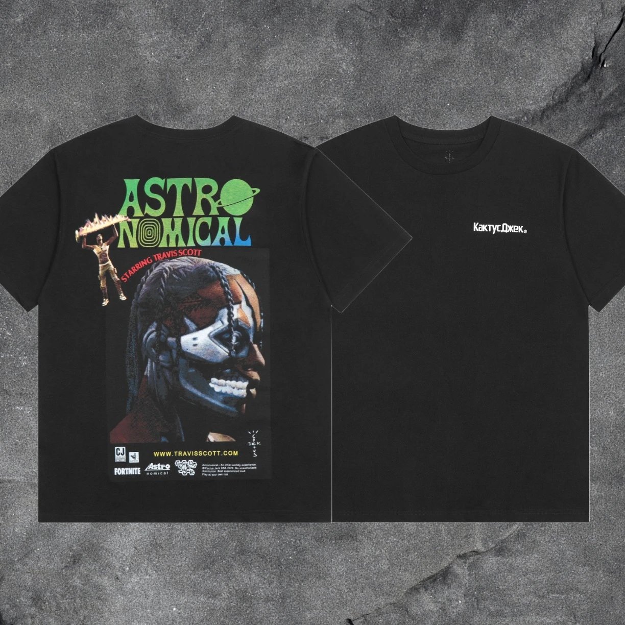 Travis Scott multicolor T-shirt collection - Image 37