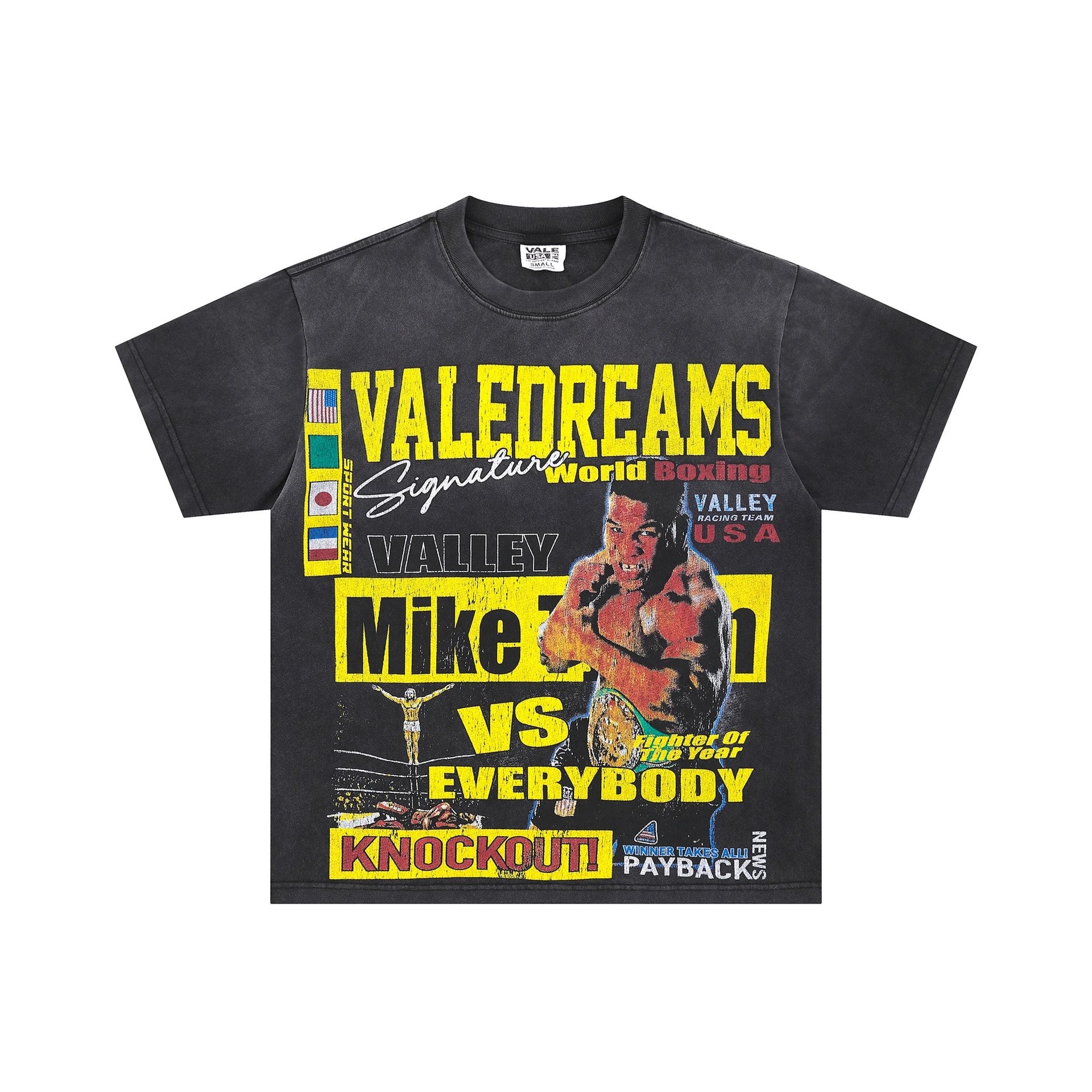 Vale Dreams gray T-shirt in casual streetwear style - Image 19