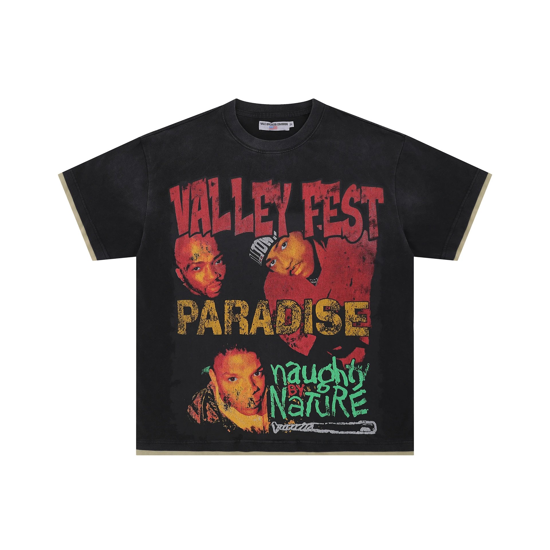 Vale Dreams gray T-shirt in casual streetwear style - Image 3