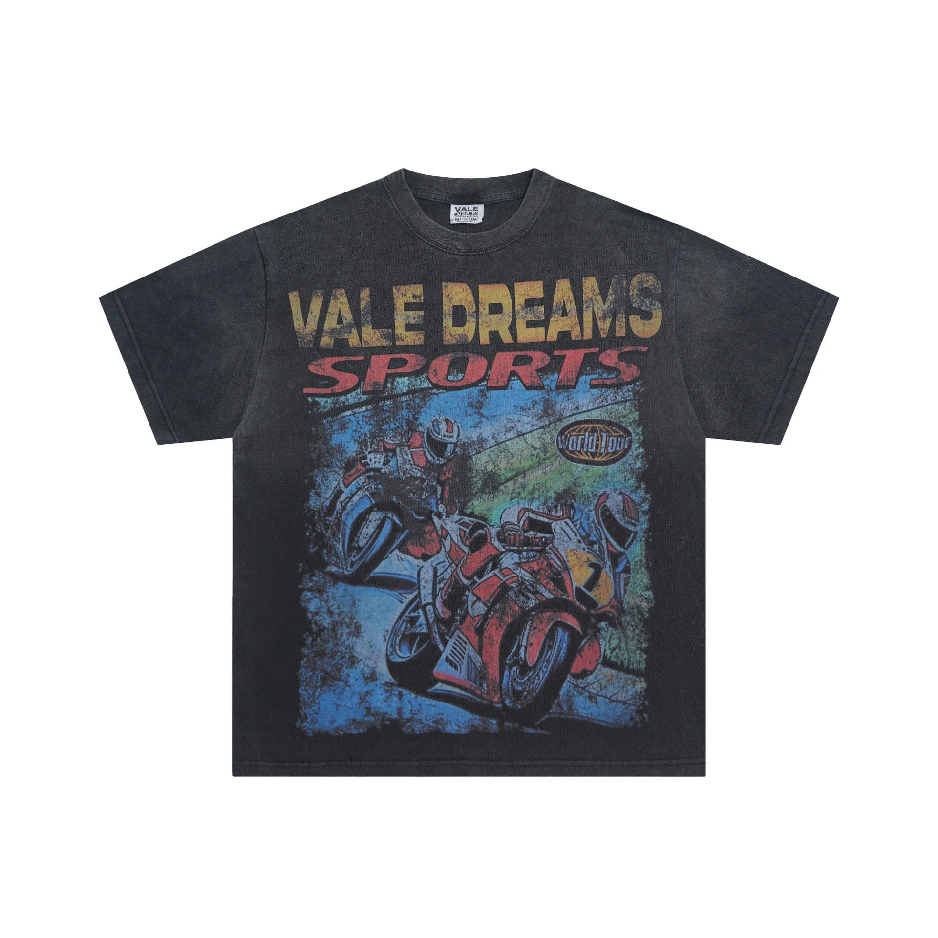 Vale Dreams gray T-shirt in casual streetwear style - Image 30