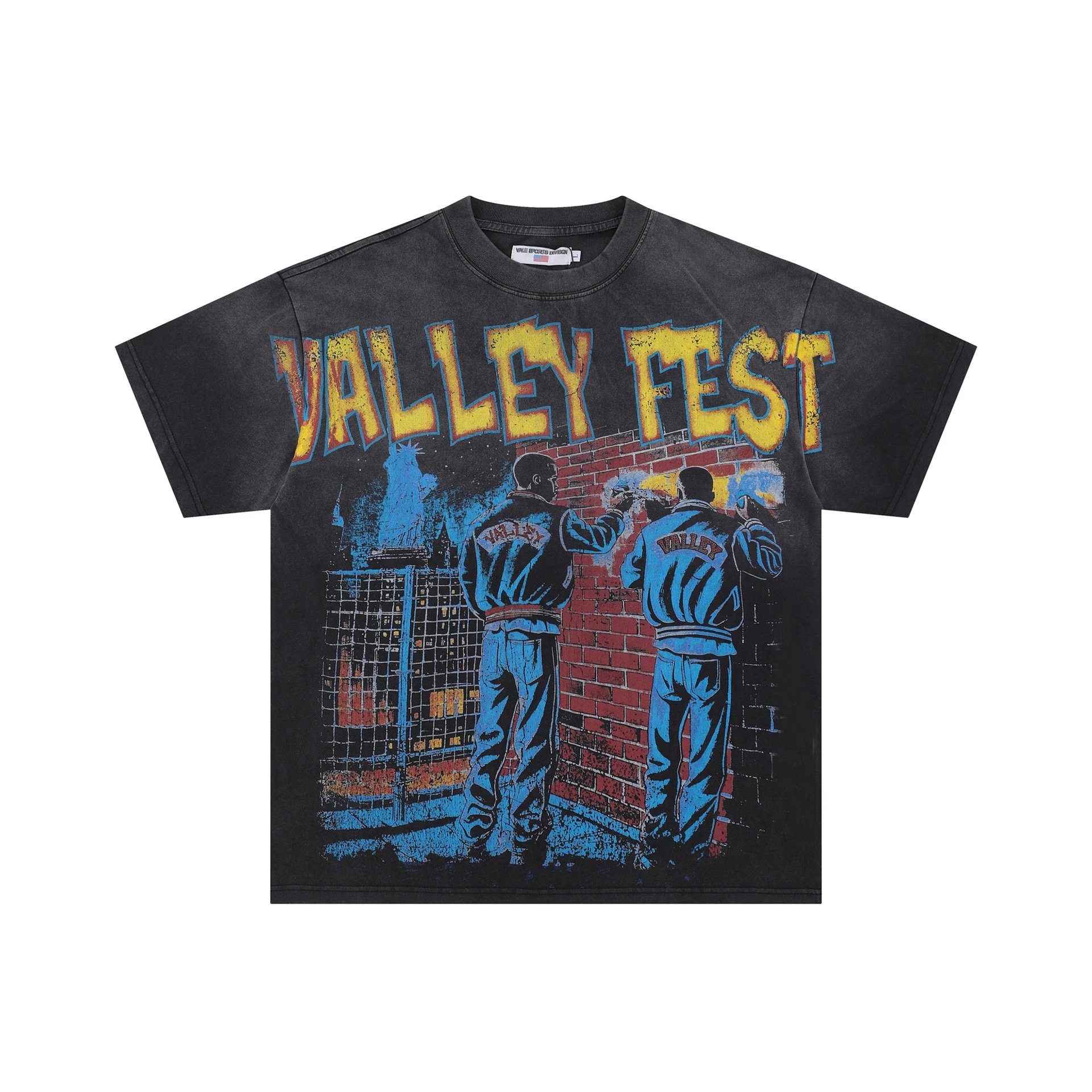 Vale Dreams gray T-shirt in casual streetwear style - Image 9