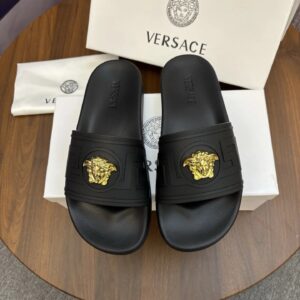 Versace slides black