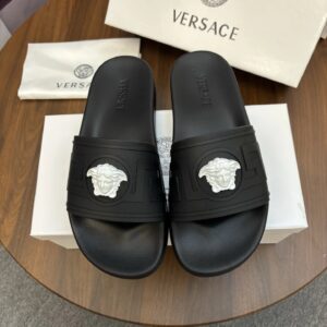 Versace slides black