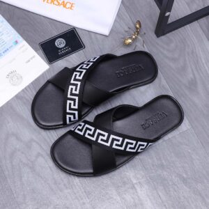 Versace slides black