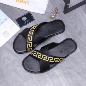 Versace slides black