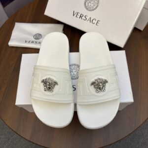 Versace slides white