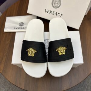 Versace slides white