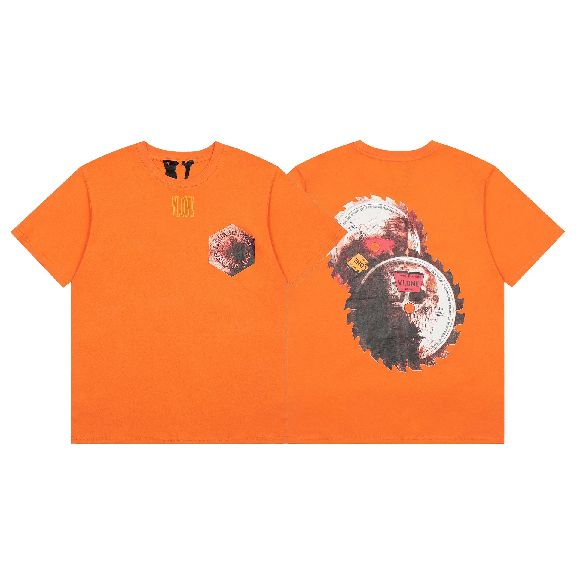 Vlone black T-shirt in casual streetwear style - Image 12
