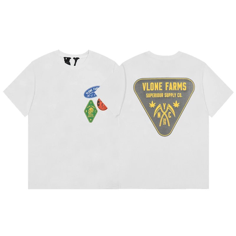 Vlone black T-shirt in casual streetwear style - Image 23