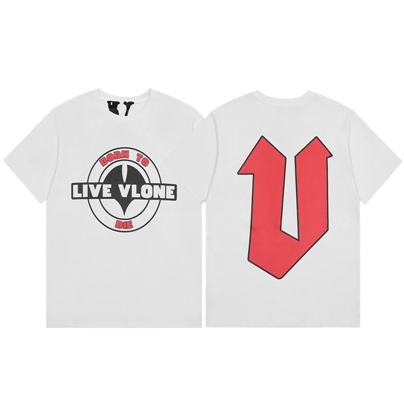 Vlone black T-shirt in casual streetwear style - Image 25