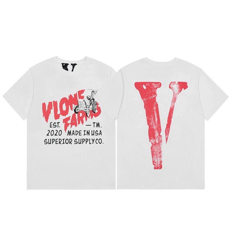 Vlone black T-shirt in casual streetwear style - Image 27