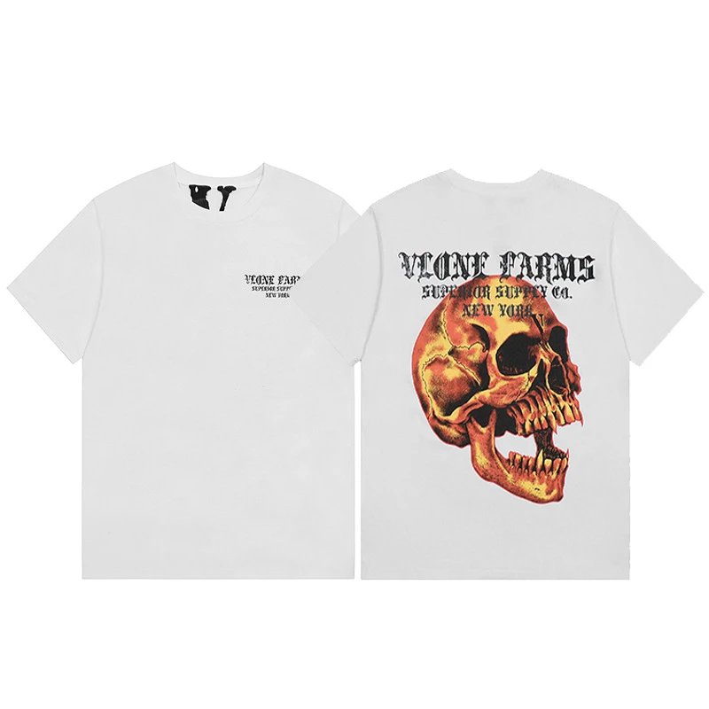Vlone black T-shirt in casual streetwear style - Image 29