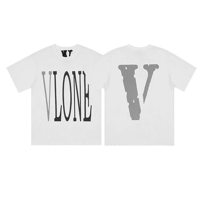 Vlone black T-shirt in casual streetwear style - Image 4