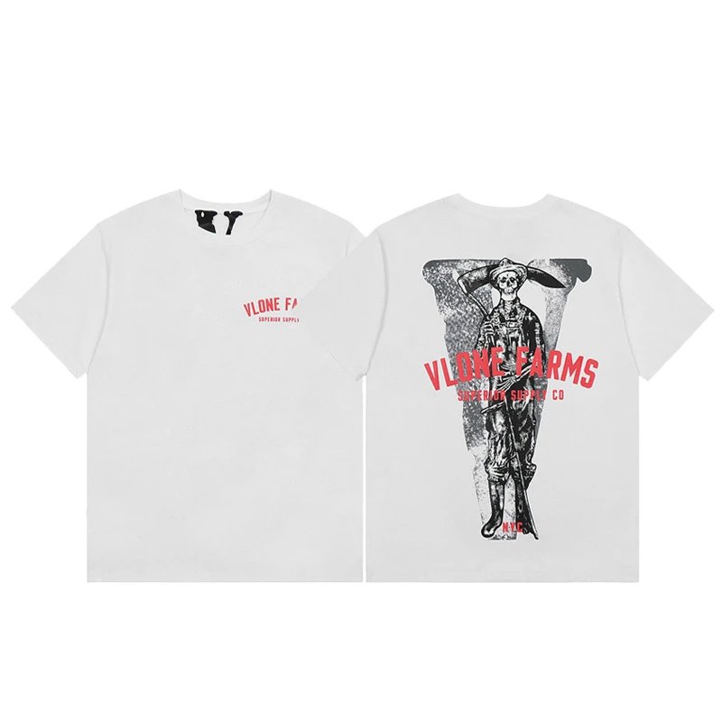 Vlone black T-shirt in casual streetwear style - Image 31