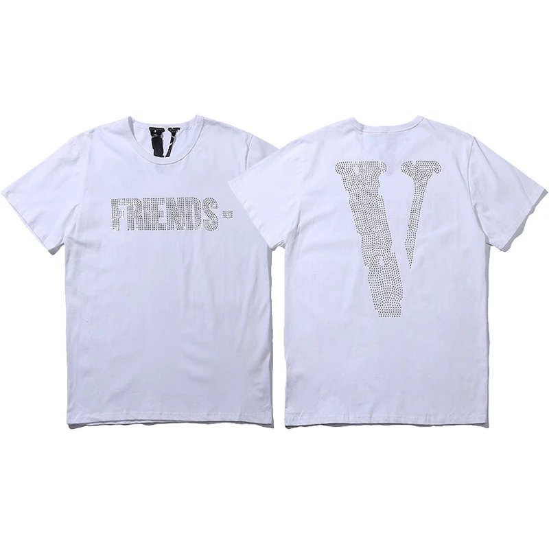 Vlone black T-shirt in casual streetwear style - Image 6