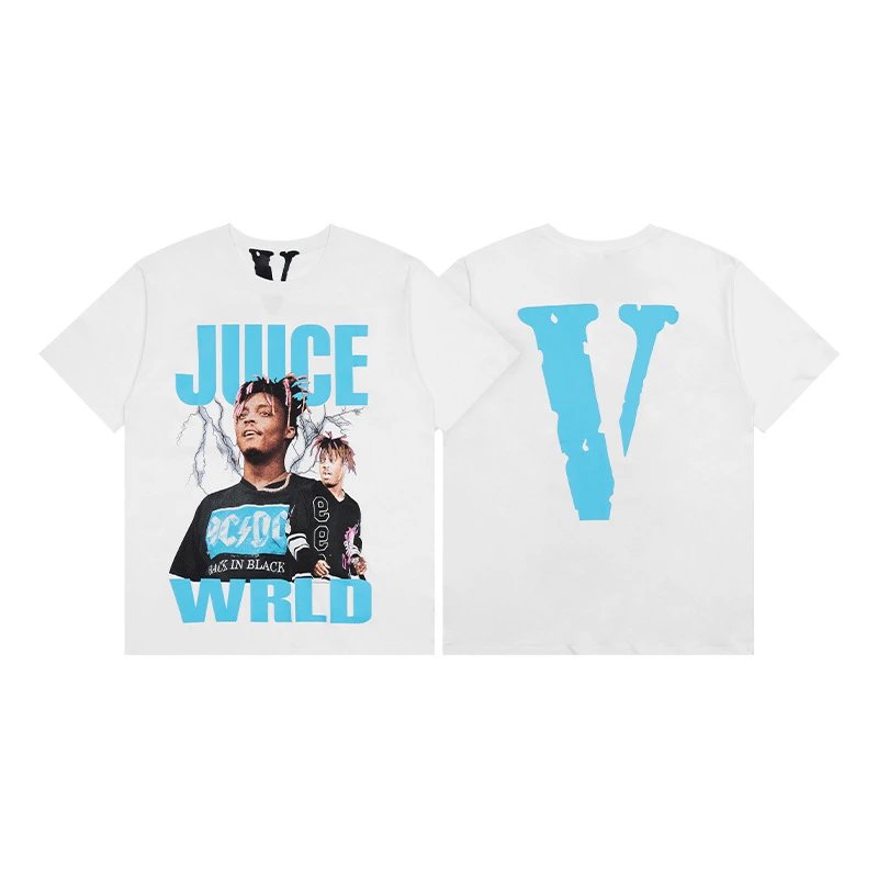 Vlone black T-shirt in casual streetwear style - Image 8
