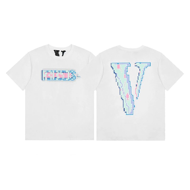 Vlone black T-shirt in casual streetwear style - Image 10