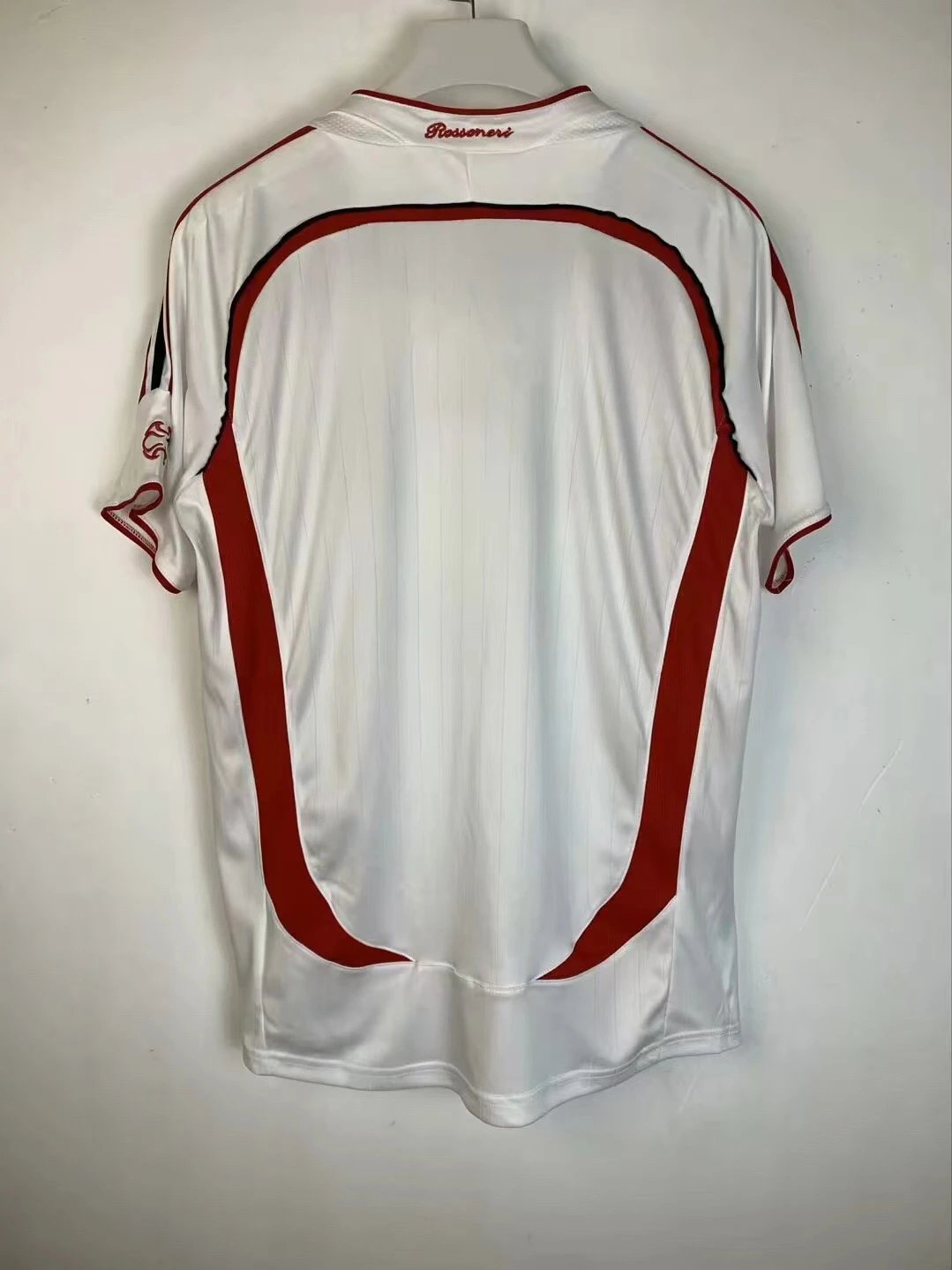 Ajax white football jersey in retro sports style - Image 4